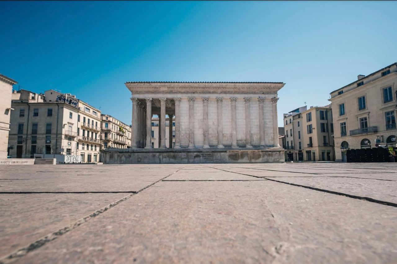 L'Escapade Forestiere - Coeur De Ville Avec Terrasse Nîmes Exterior foto